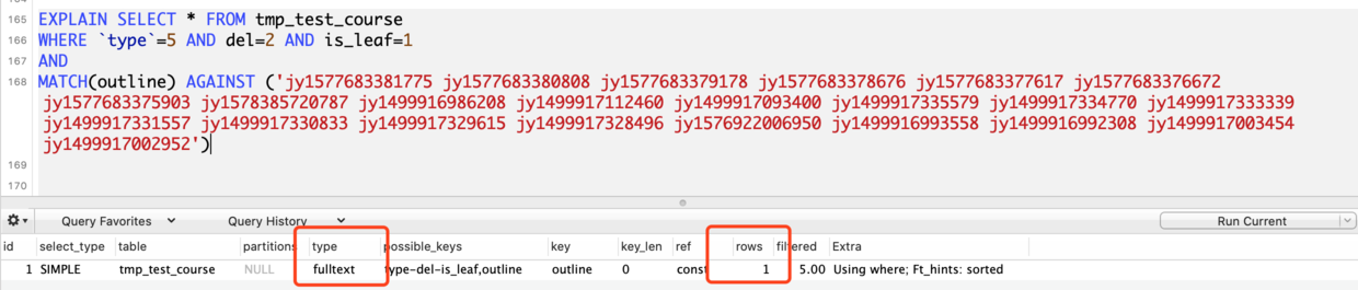 mysql speed up query