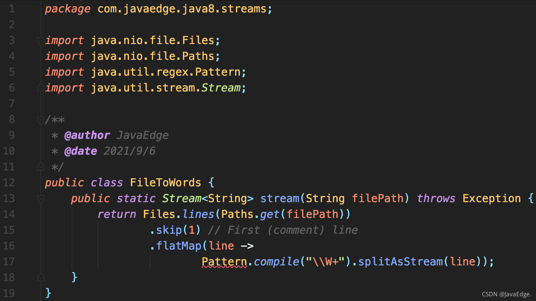 java lambda assignment