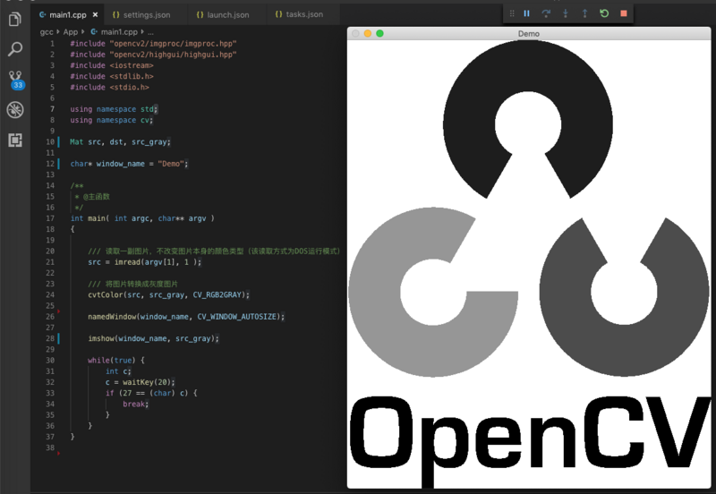install opencv for c++ on mac